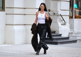 Amelia Gray Hamlin during a photoshoot in New York