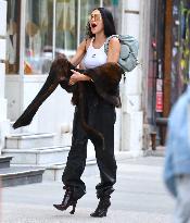 Amelia Gray Hamlin during a photoshoot in New York