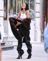 Amelia Gray Hamlin during a photoshoot in New York