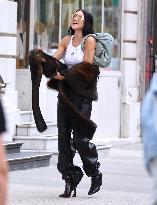 Amelia Gray Hamlin during a photoshoot in New York