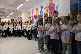 Last day in the underground school of High school graduates - Kharkiv