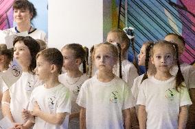 Last day in the underground school of High school graduates - Kharkiv