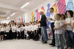 Last day in the underground school of High school graduates - Kharkiv