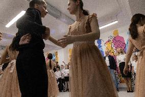 Last day in the underground school of High school graduates - Kharkiv
