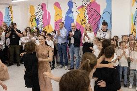 Last day in the underground school of High school graduates - Kharkiv