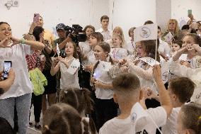 Last day in the underground school of High school graduates - Kharkiv