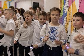 Last day in the underground school of High school graduates - Kharkiv