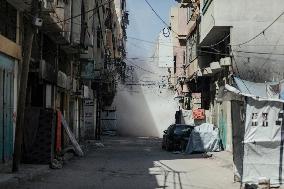 Explosion in Gaza - Palestine