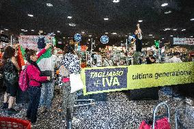 Via Spinoza Carrefour, latest generation action - Milan