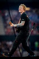 Ed Sheeran Performs in Madrid - Spain