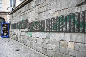 Paint on synagogues in Paris - FA