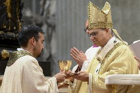 Pope Leo XIV Celebrates Mass For Priestly Ordinations - Vatican