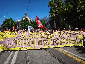 Demonstration Against The Security Decree - Rome