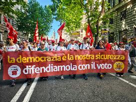 Demonstration Against The Security Decree - Rome