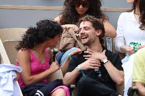 2025 French Open - Celebrities In Stands Day 7 NB