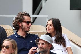2025 French Open - Celebrities In Stands Day 7 NB