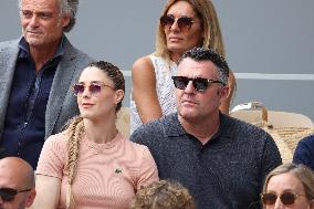 2025 French Open - Celebrities In Stands Day 7 NB