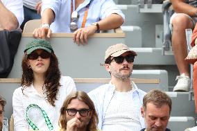 2025 French Open - Celebrities In Stands Day 7 NB