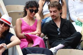 2025 French Open - Celebrities In Stands Day 7 NB