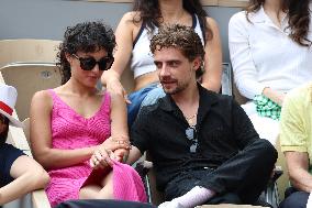 2025 French Open - Celebrities In Stands Day 7 NB