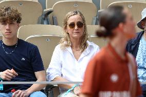 2025 French Open - Celebrities In Stands Day 7 NB