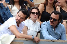 2025 French Open - Celebrities In Stands Day 7 NB