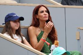 2025 French Open - Celebrities In Stands Day 7 NB