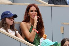 2025 French Open - Celebrities In Stands Day 7 NB