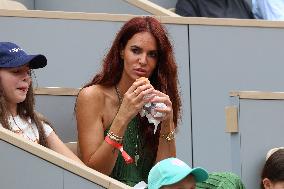2025 French Open - Celebrities In Stands Day 7 NB