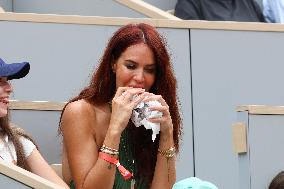 2025 French Open - Celebrities In Stands Day 7 NB