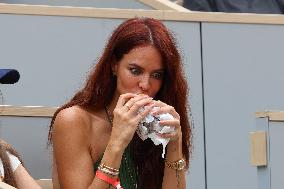 2025 French Open - Celebrities In Stands Day 7 NB