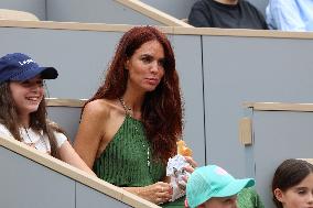 2025 French Open - Celebrities In Stands Day 7 NB