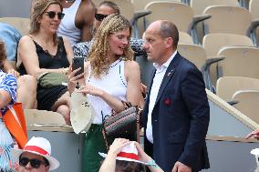 2025 French Open - Celebrities In Stands Day 7 NB
