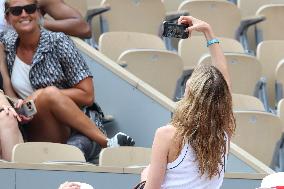 2025 French Open - Celebrities In Stands Day 7 NB