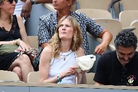 2025 French Open - Celebrities In Stands Day 7 NB