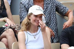 2025 French Open - Celebrities In Stands Day 7 NB