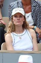 2025 French Open - Celebrities In Stands Day 7 NB