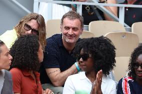 2025 French Open - Celebrities In Stands Day 7 NB