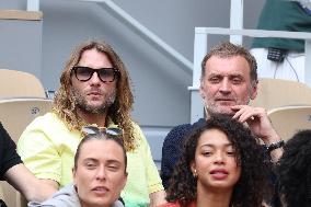 2025 French Open - Celebrities In Stands Day 7 NB