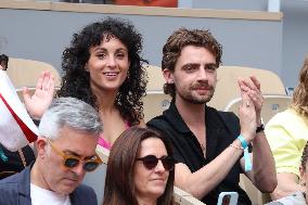 2025 French Open - Celebrities In Stands Day 7 NB