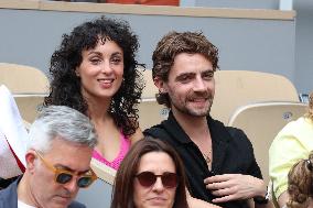 2025 French Open - Celebrities In Stands Day 7 NB