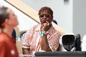 2025 French Open - Celebrities In Stands Day 7 NB