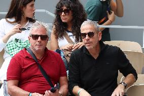 2025 French Open - Celebrities In Stands Day 7 NB