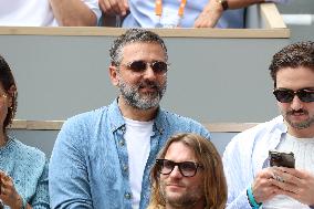 2025 French Open - Celebrities In Stands Day 7 NB