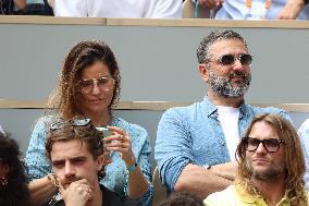2025 French Open - Celebrities In Stands Day 7 NB