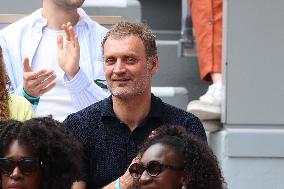 2025 French Open - Celebrities In Stands Day 7 NB