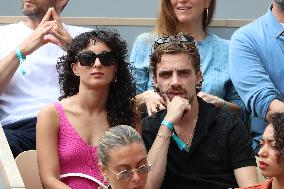 2025 French Open - Celebrities In Stands Day 7 NB
