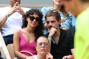 2025 French Open - Celebrities In Stands Day 7 NB