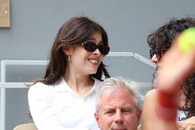 2025 French Open - Celebrities In Stands Day 7 NB