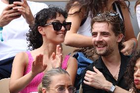 2025 French Open - Celebrities In Stands Day 7 NB